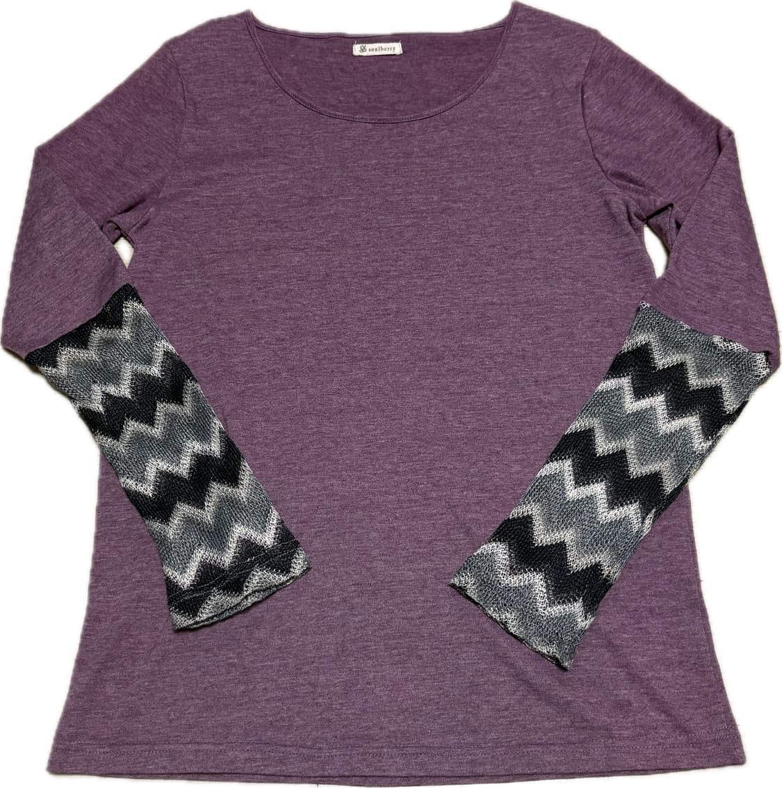 빈티지 히피 모리걸 롱슬ㄹ브 상품이미지1