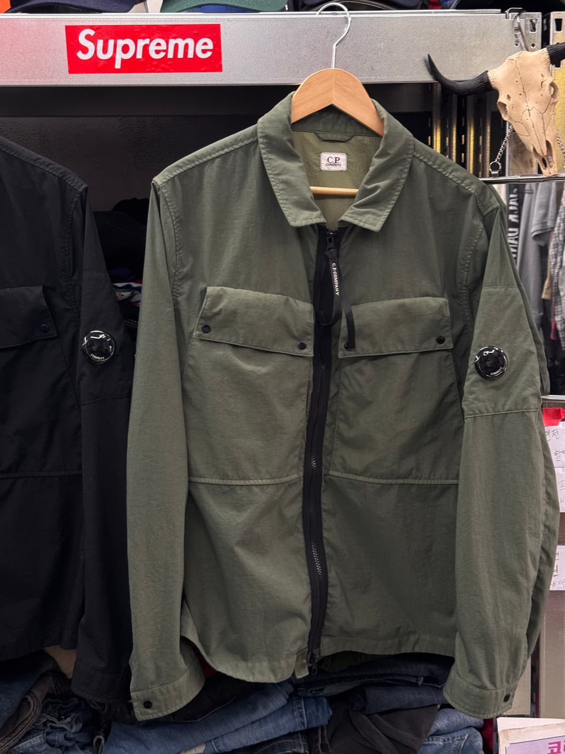 모스그린 cp company 자켓  상품이미지5