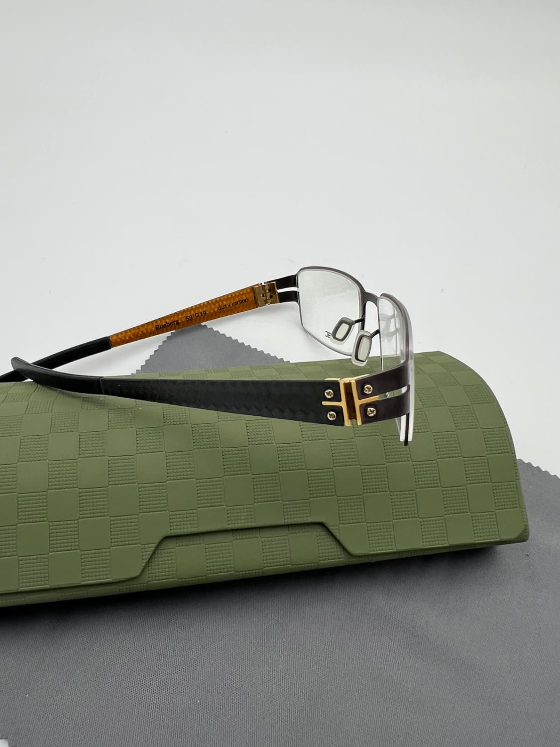 블락 BLAC 메탈 직사각 안경 Rosberg 상품이미지5