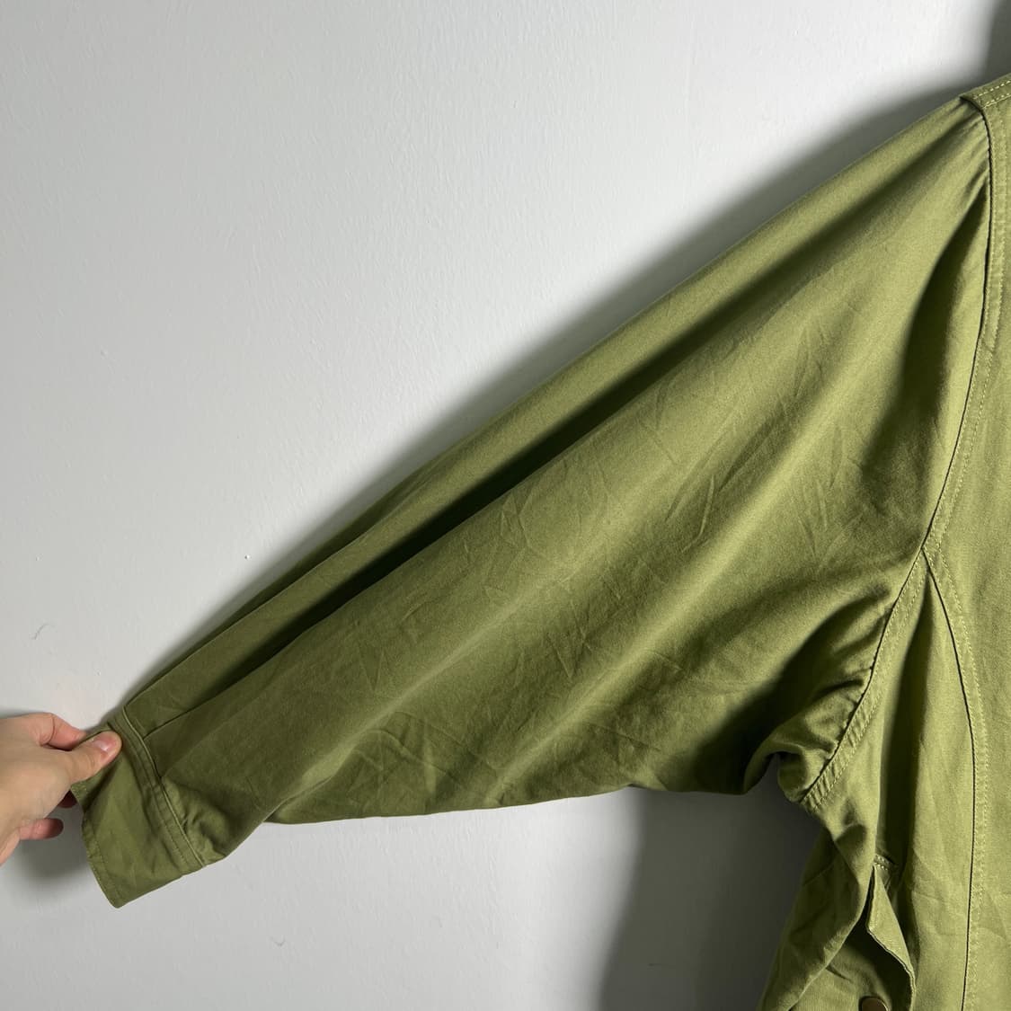 n'or label 카키 하이넥 후드 야상 자켓 상품이미지6