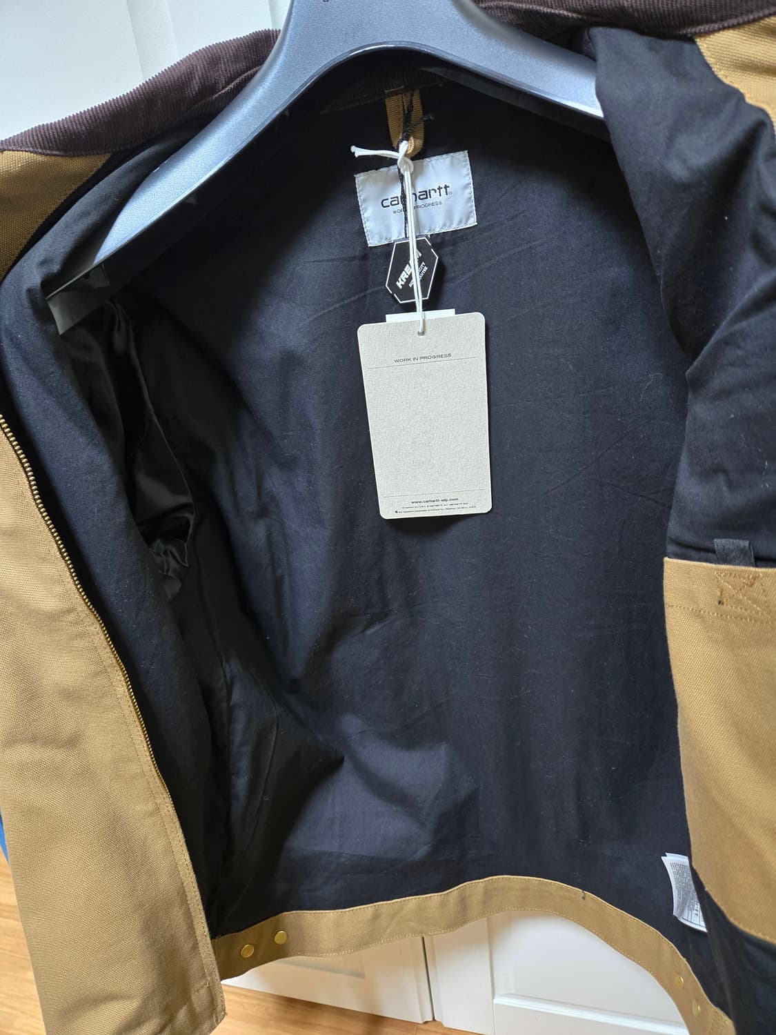 칼하트 wip 디트로이드 자켓 해밀턴 브라운 리지드 상품이미지3