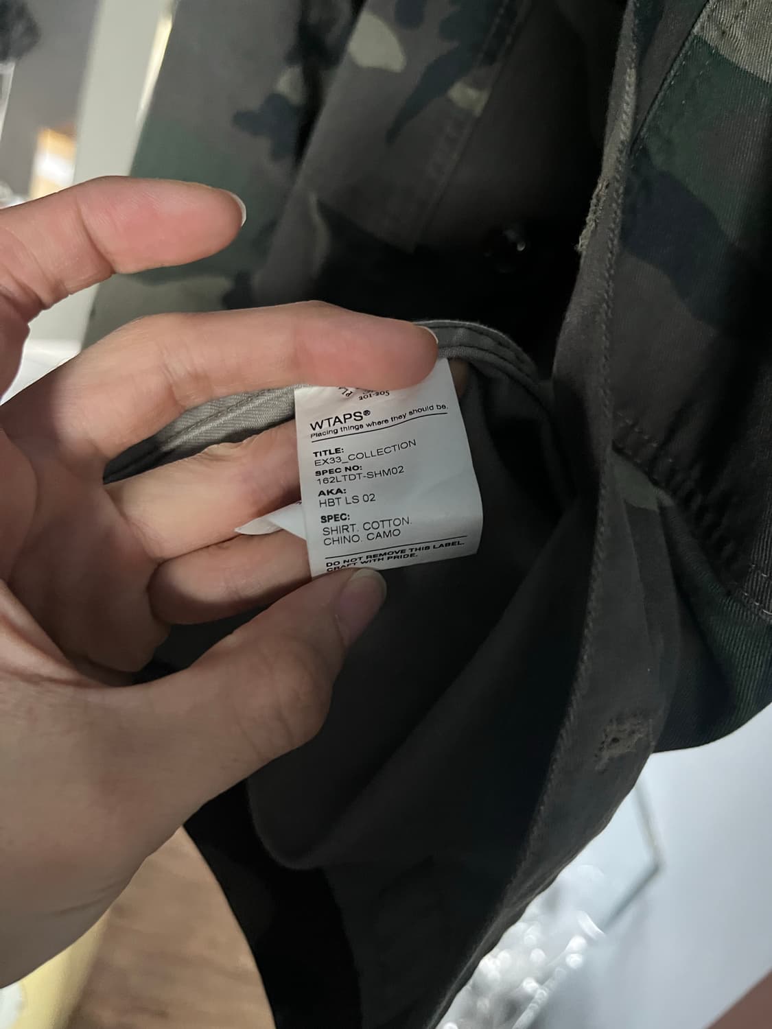 Wtaps 카모 셔츠자켓 XL 상품이미지3