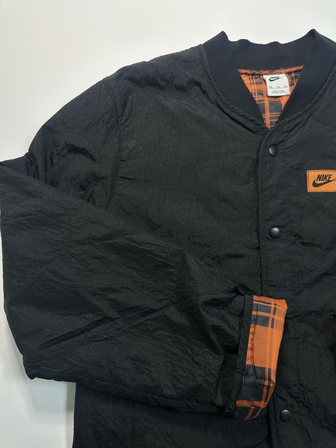 나이키 블랙 나일론 자켓 상품이미지2
