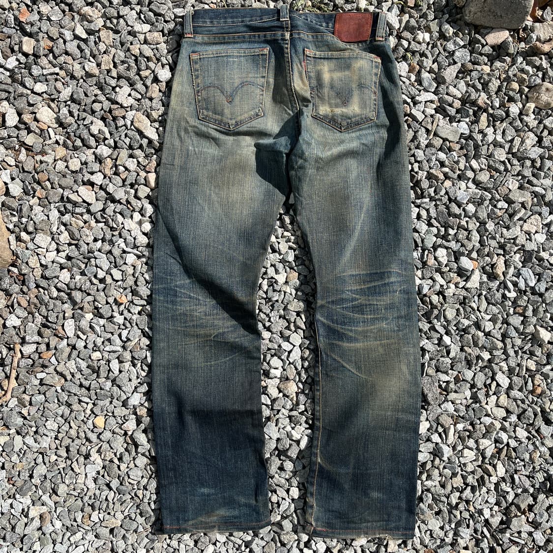 리바이스 505 (일본판) 빈티지 페이즐리 데님(실측확인) 상품이미지8