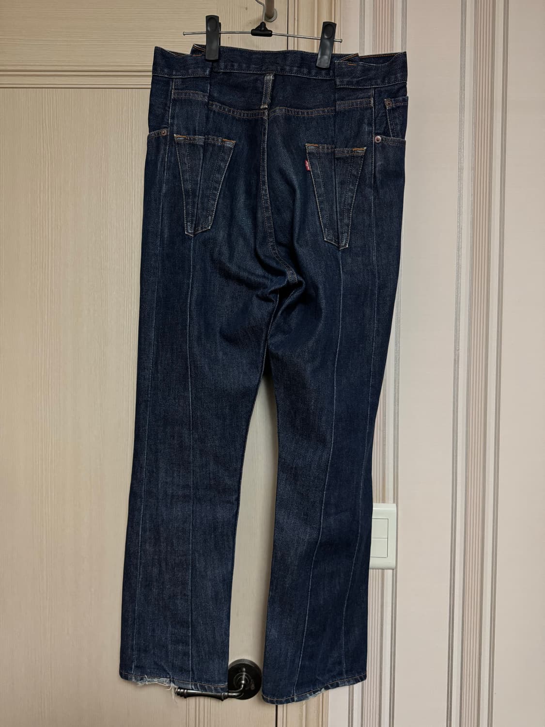 S 준야와타나베 리바이스 절개 재구축 데님팬츠 상품이미지1