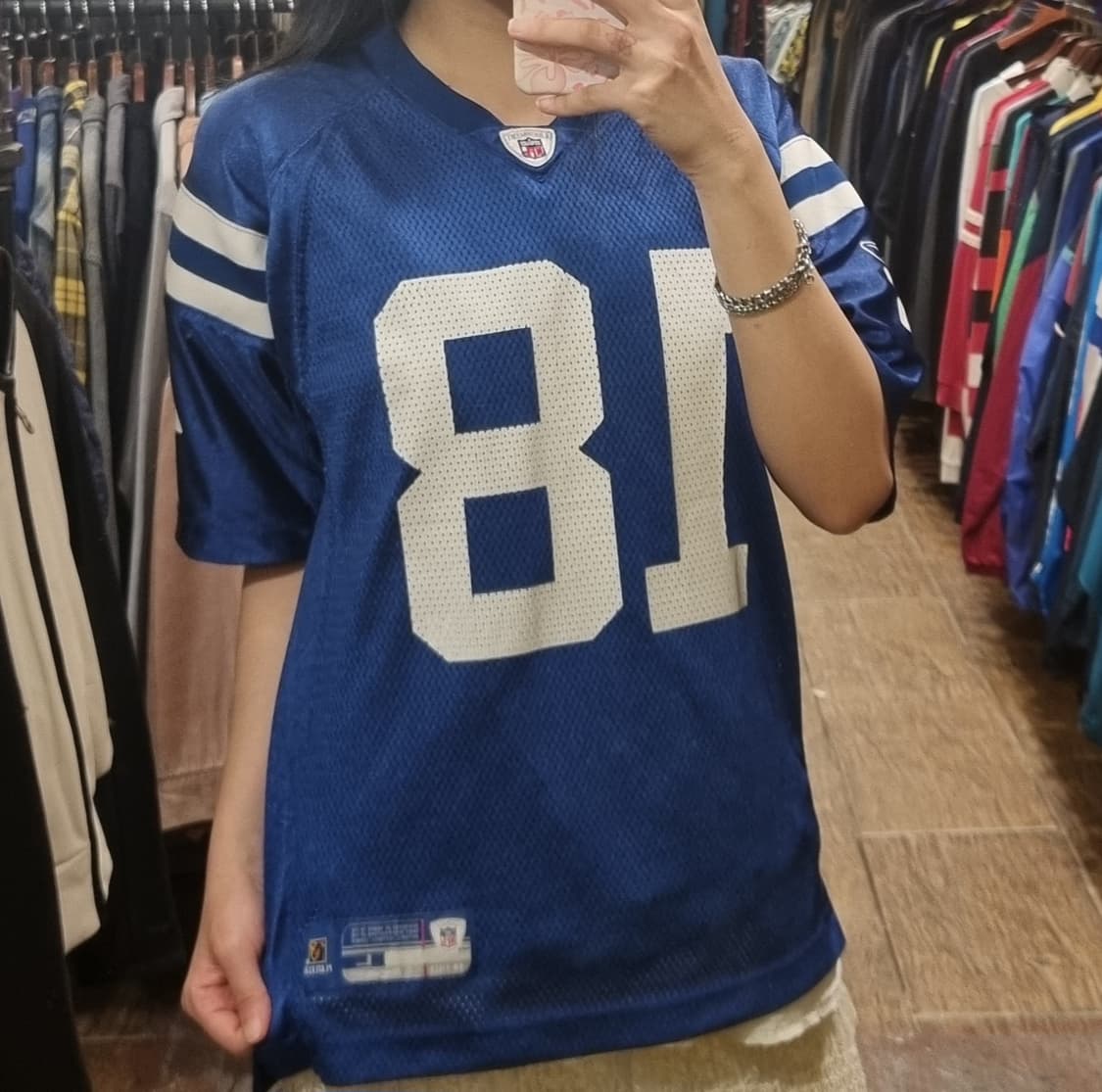 [Hi] NFL 풋볼 져지 반팔티 블루 상품이미지1