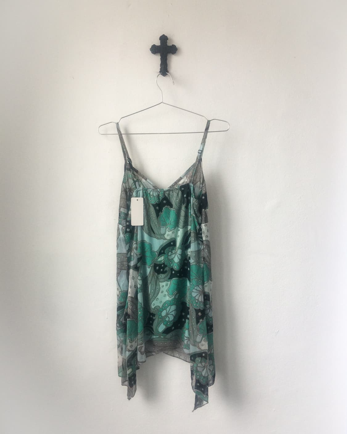 Pattern point unbalanced sleeveless 상품이미지3