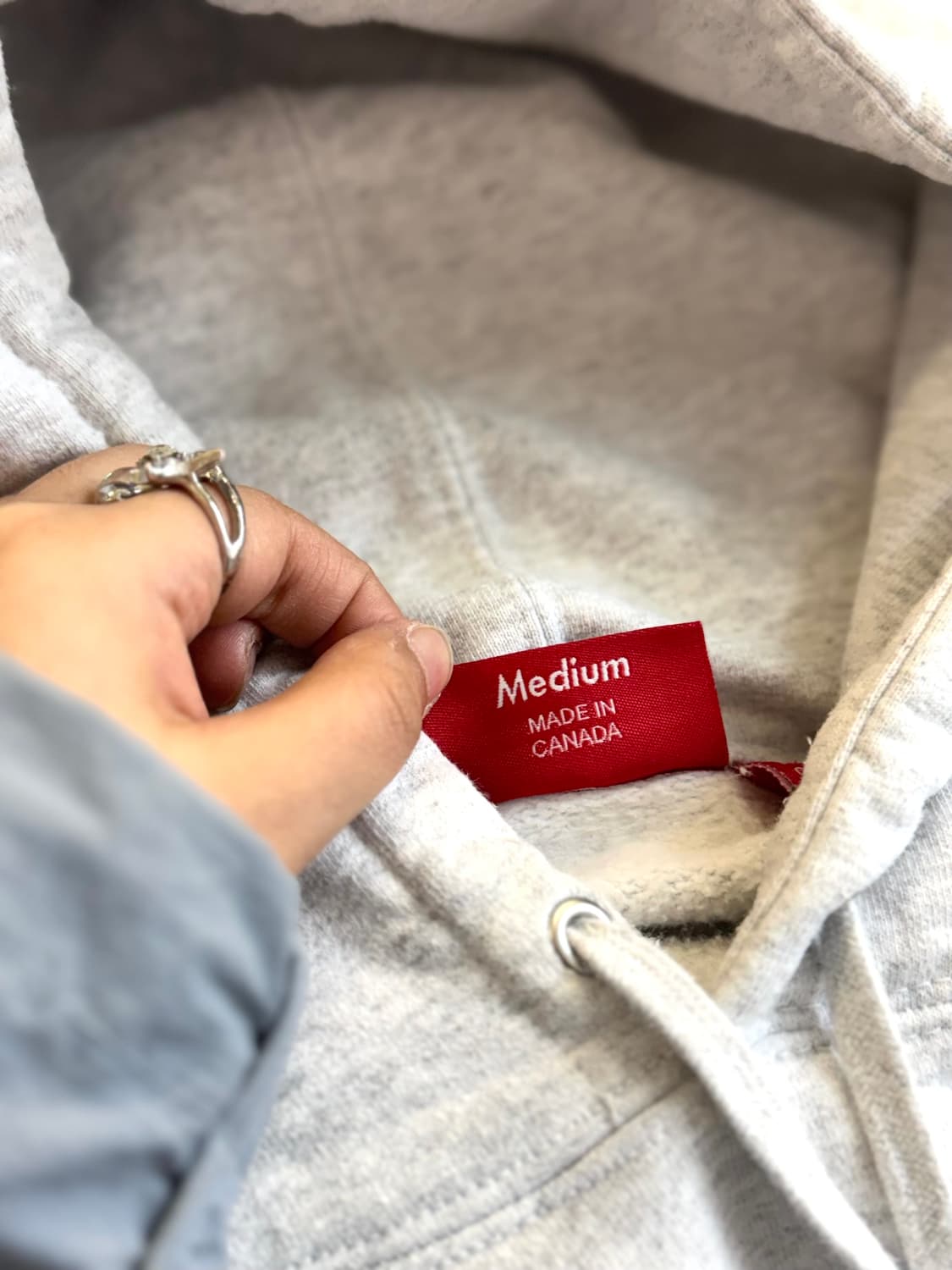 Supreme 슈프림 조웰 피터 위트킨 애쉬그레이 컬러 후드 상품이미지7