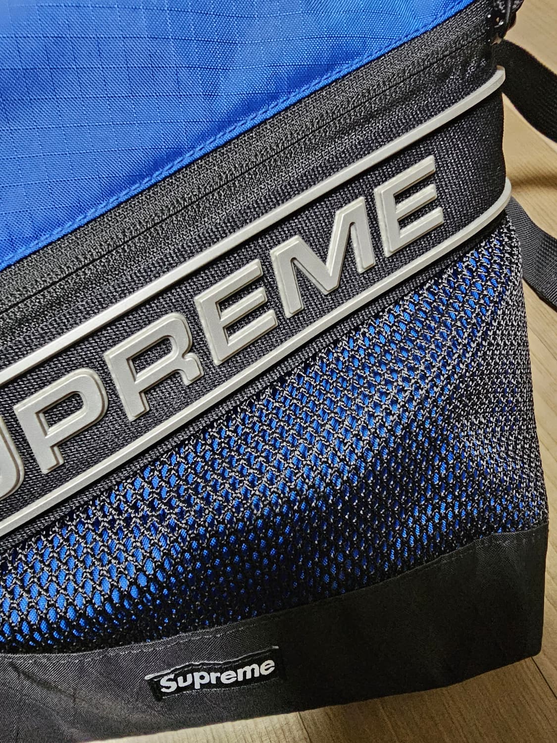 정품) Supreme 슈프림 23fw 블루 크로스백 숄더백 가방 상품이미지9