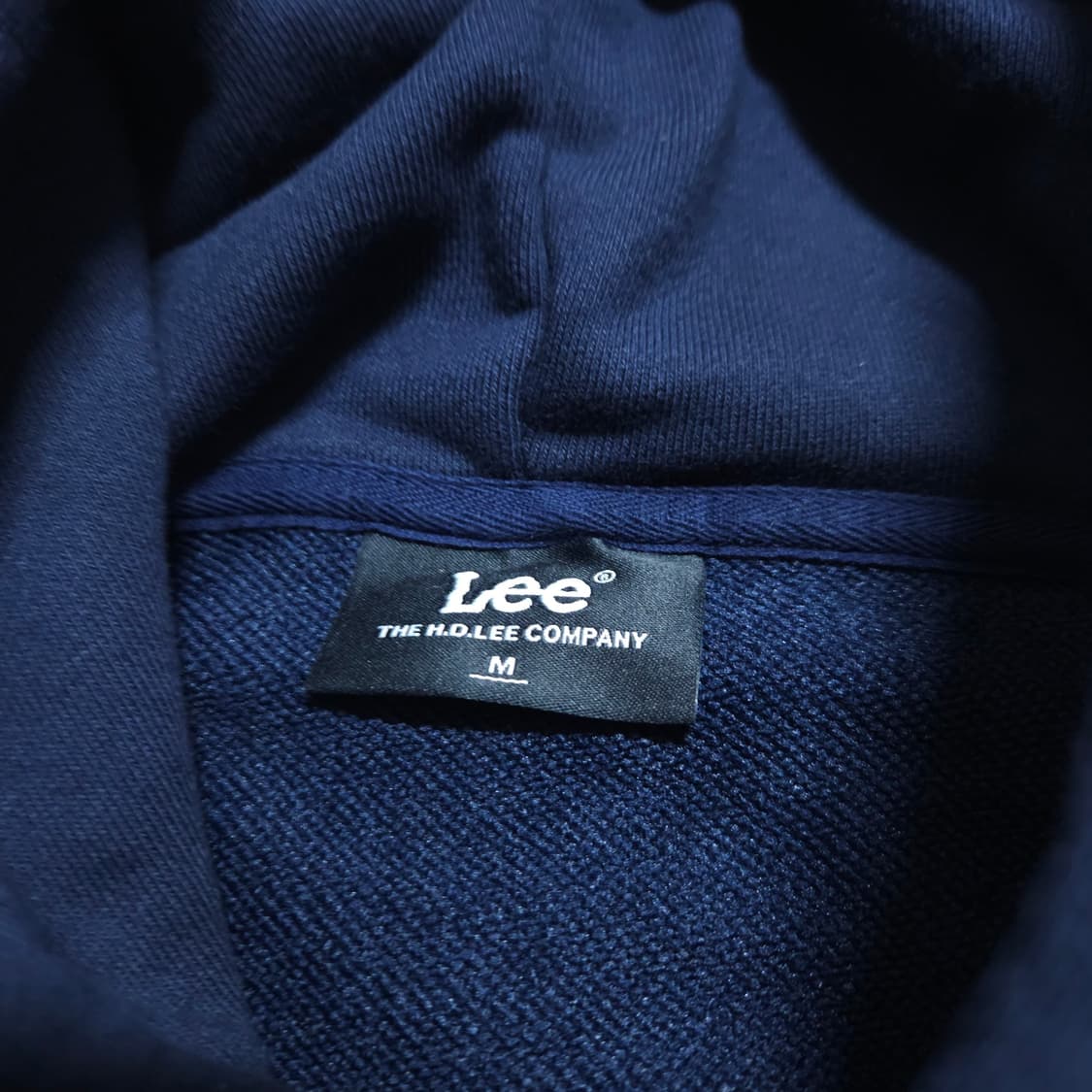 Lee) M 남자 네이비 오버핏 후드티셔츠 / 왕눈이샵 상품이미지8