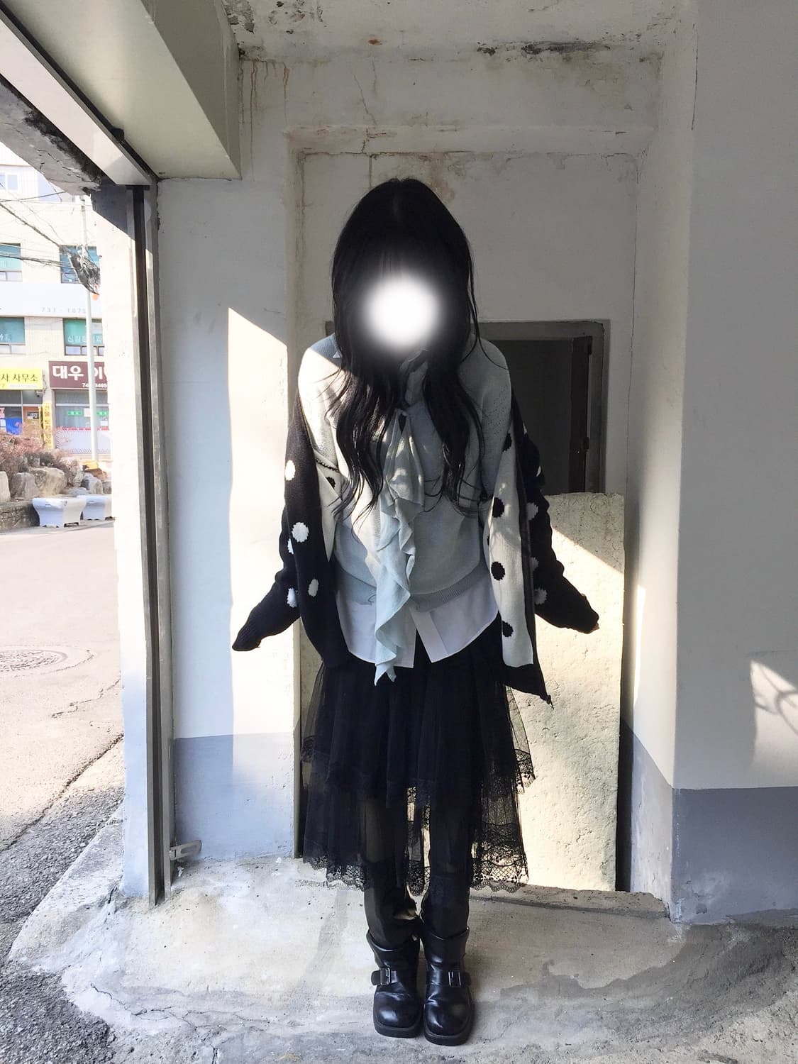 빈티지 핀터도트걸 코디세트 상품이미지2