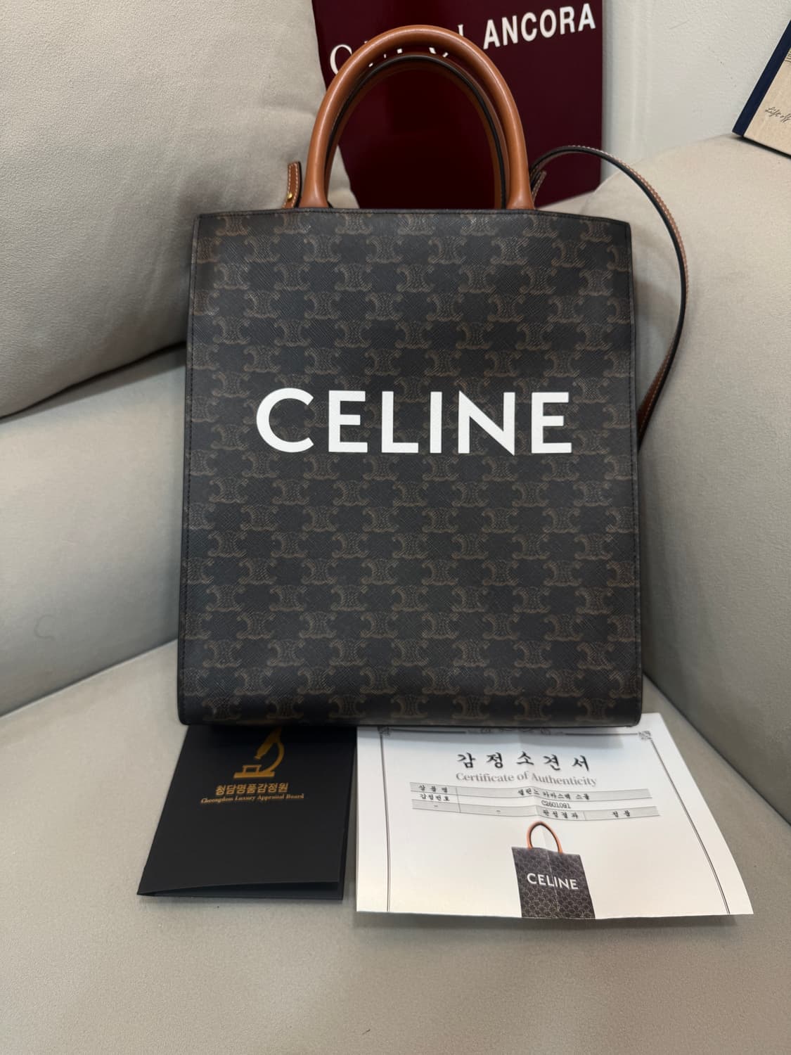 셀린느 버티컬 카바스 스몰 토트백 상품이미지1