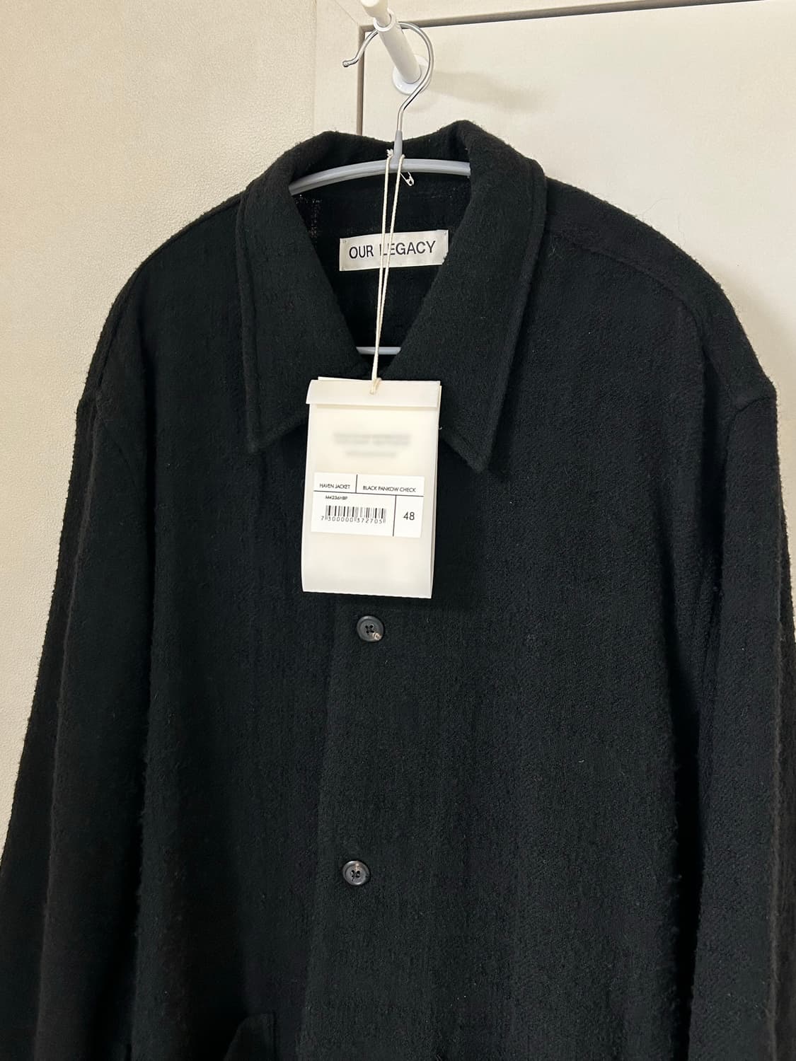 아워레가시 헤븐 자켓 판코우 체크 블랙 상품이미지4