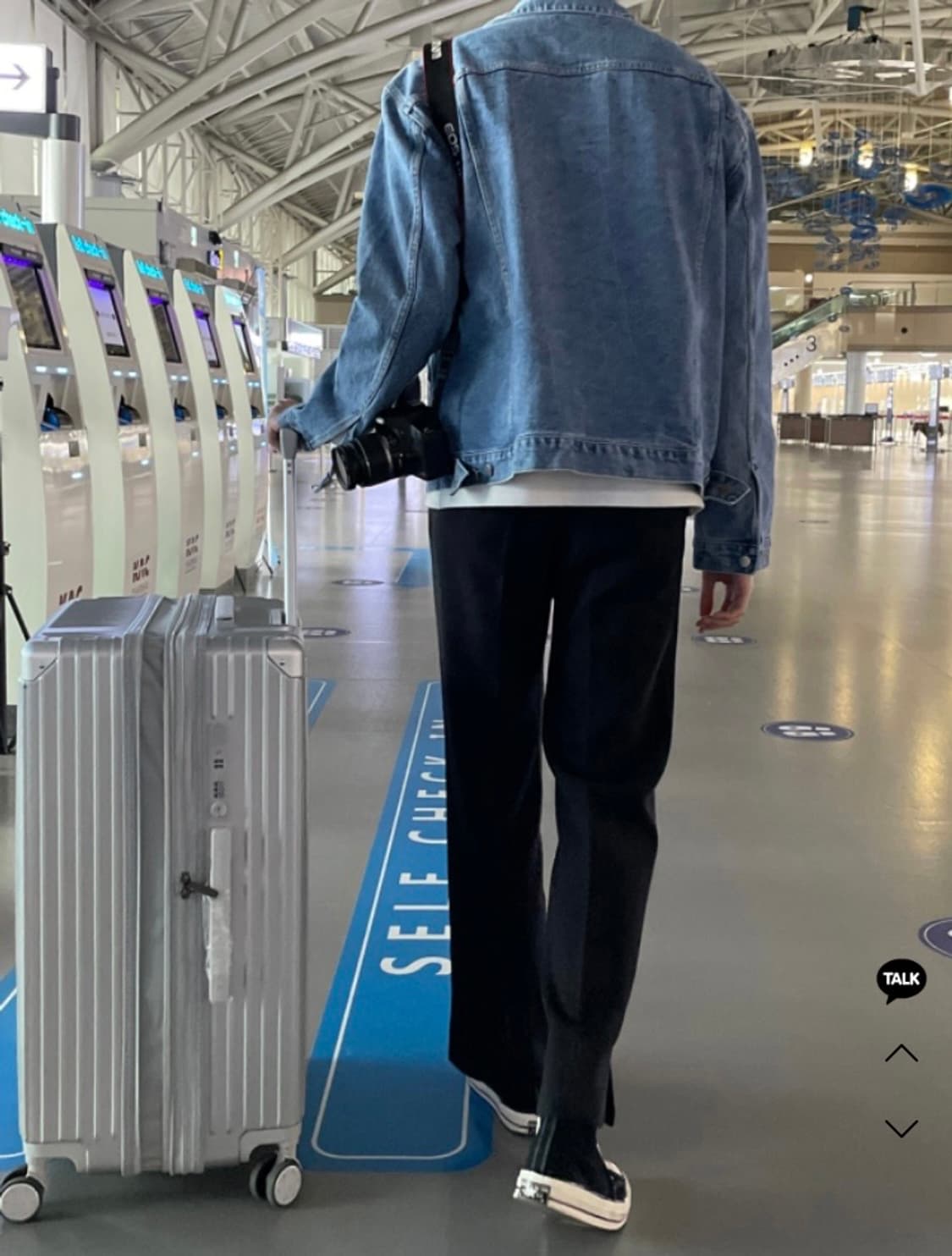 테리 미니멀 데님자켓 상품이미지3