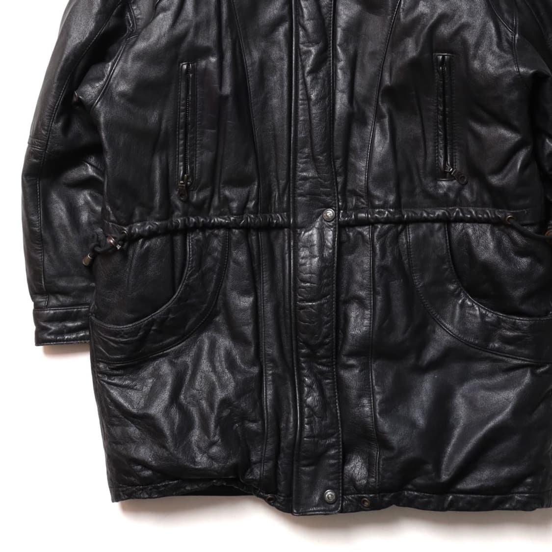 American Vintage Leather Down Coat 

 상품이미지3