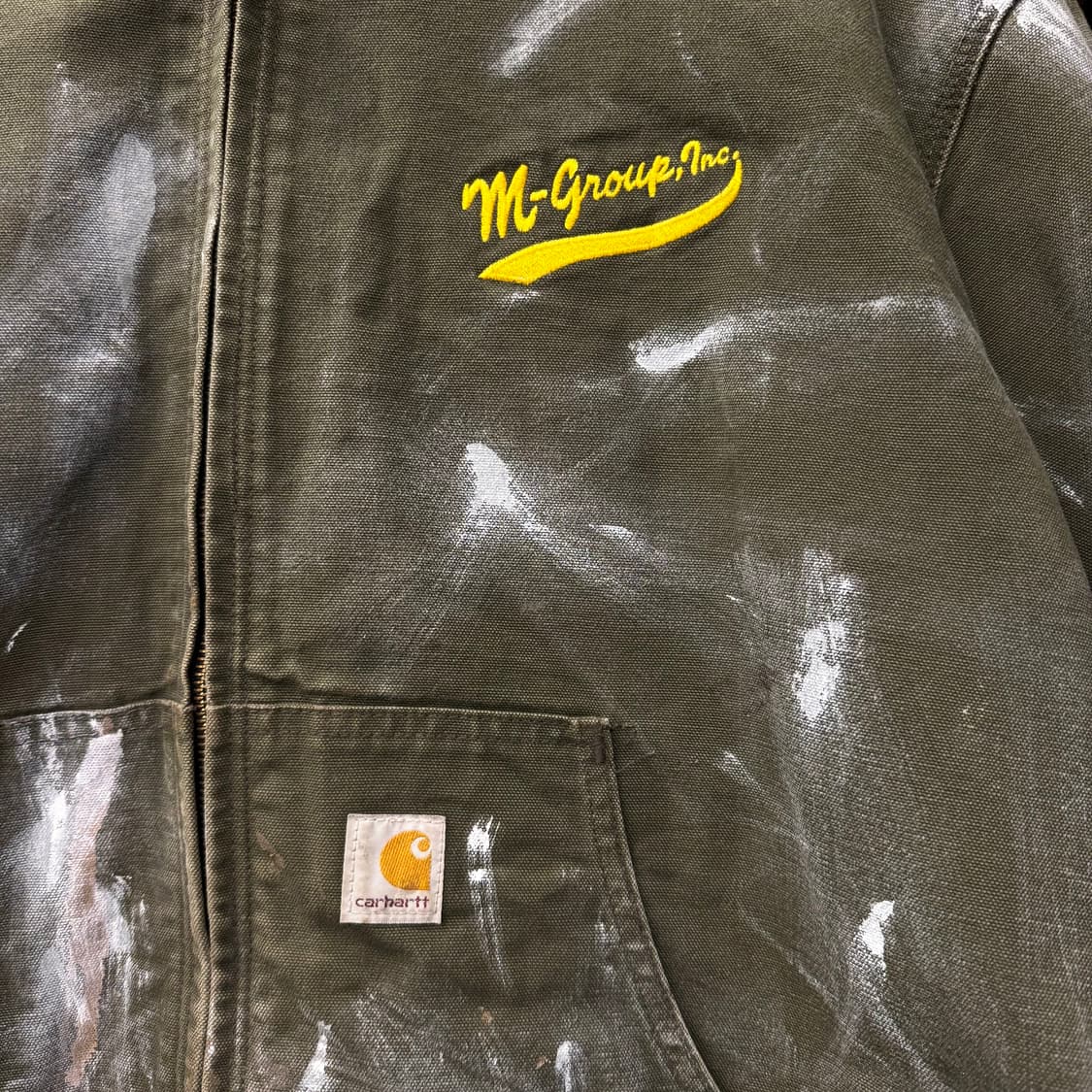00s 칼하트 오리지널 페인팅 커스텀 덕 엑티브 워크 자켓 N306 상품이미지6