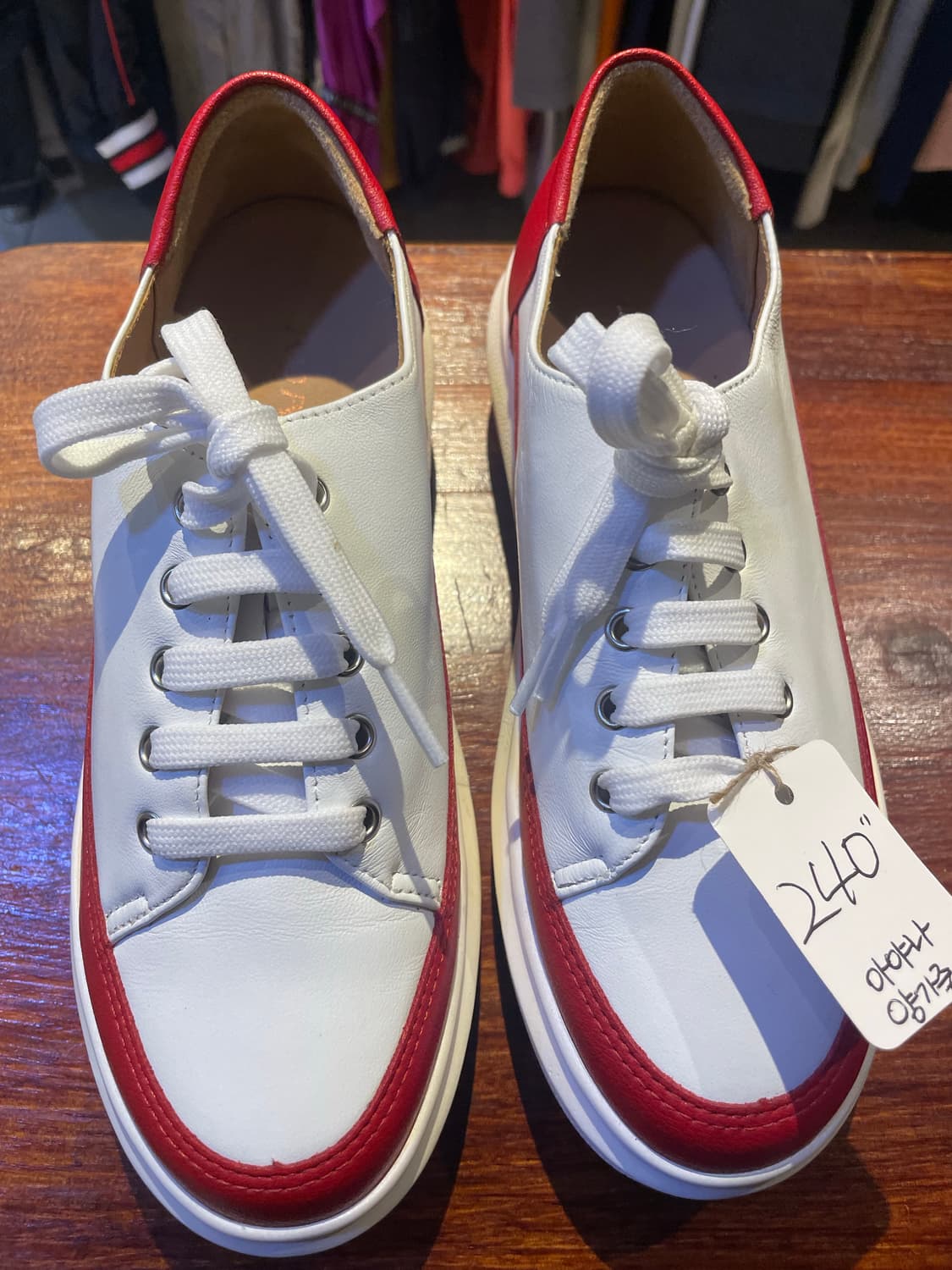 아야나 양가죽 오버솔 스니커즈 상품이미지1