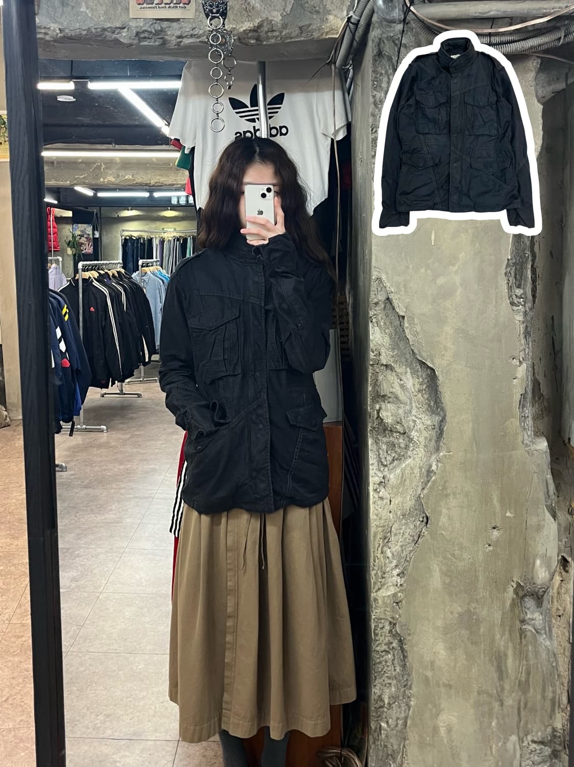 M65 유틸리티 필드 자켓 블랙 #csz2528 상품이미지1