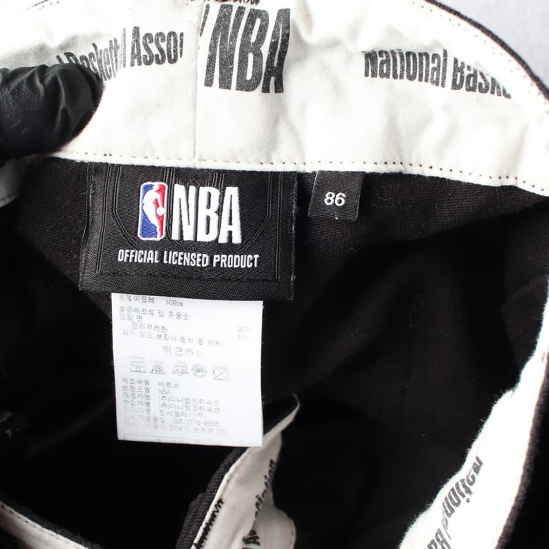 NBA 오피셜 블랙 포켓 워크 카고 팬츠 86 상품이미지6