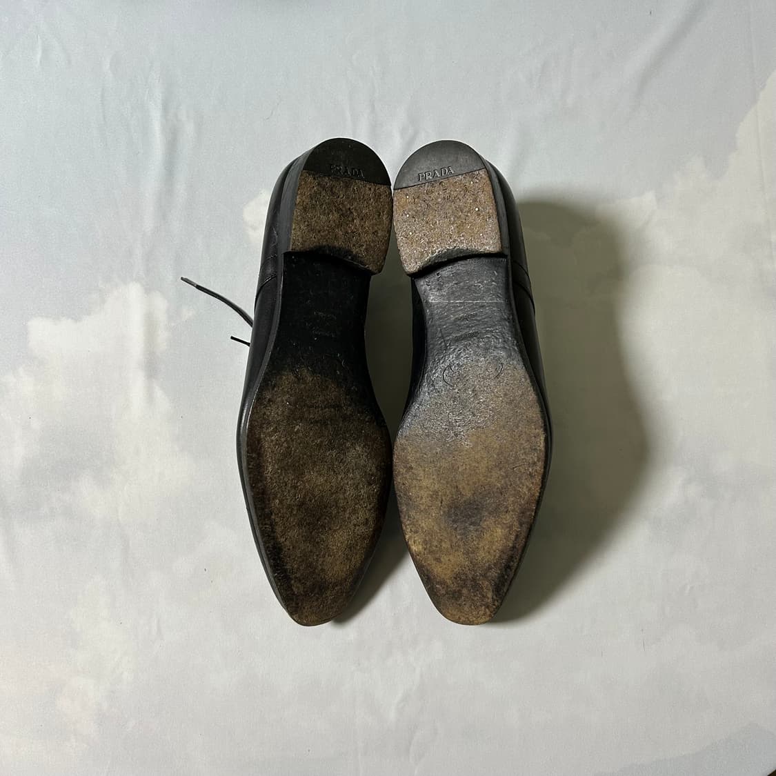 Prada classic cap toe derby shoes 상품이미지5