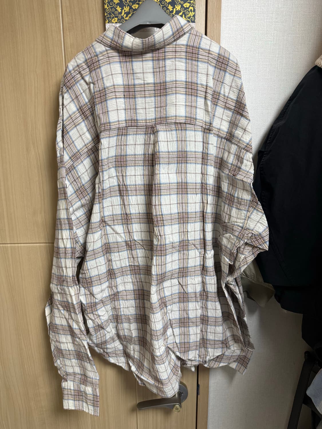 [L] DNSR 오버사이즈 체크 셔츠 상품이미지2