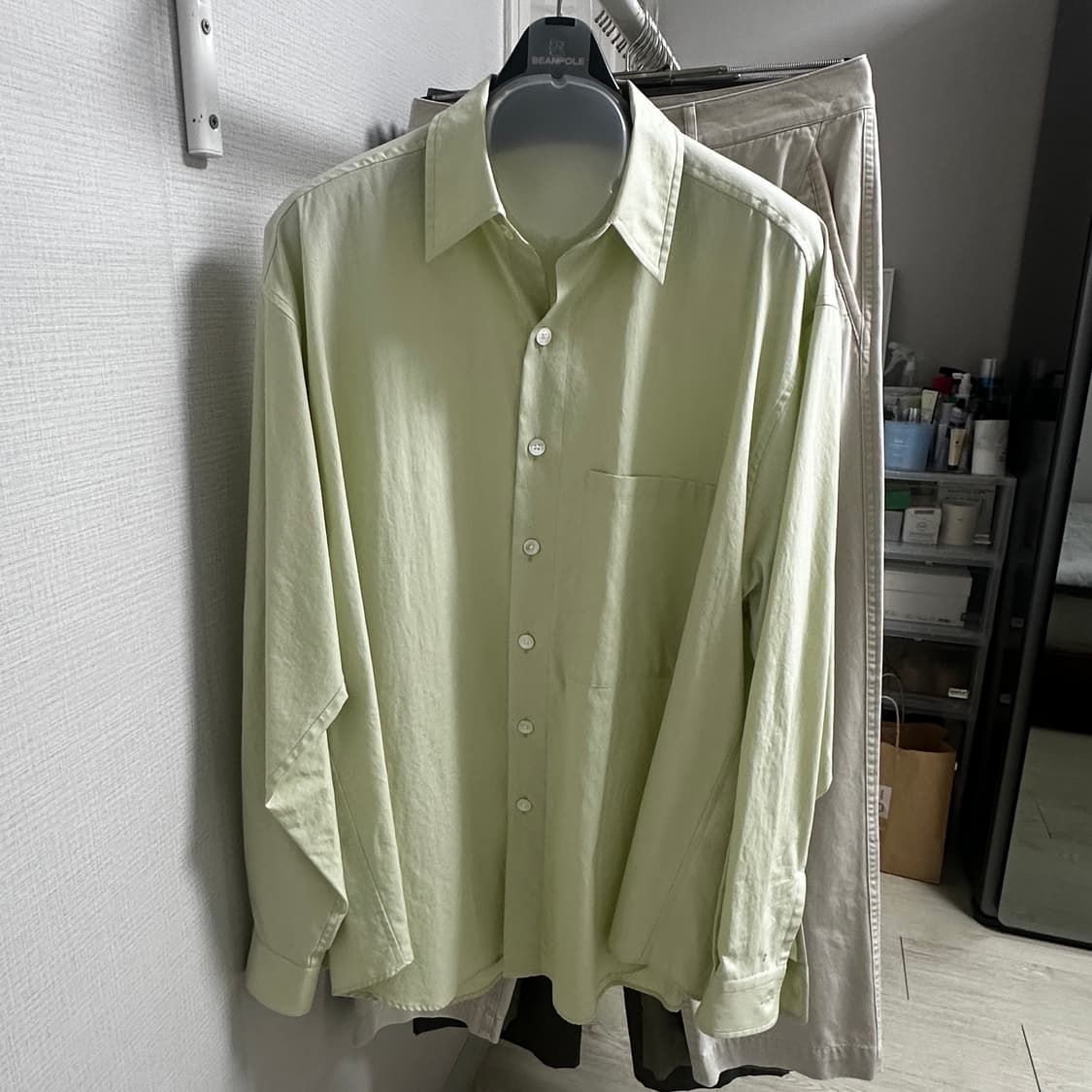 [3] WASHED FINX TWILL BIG SHIRT 상품이미지3