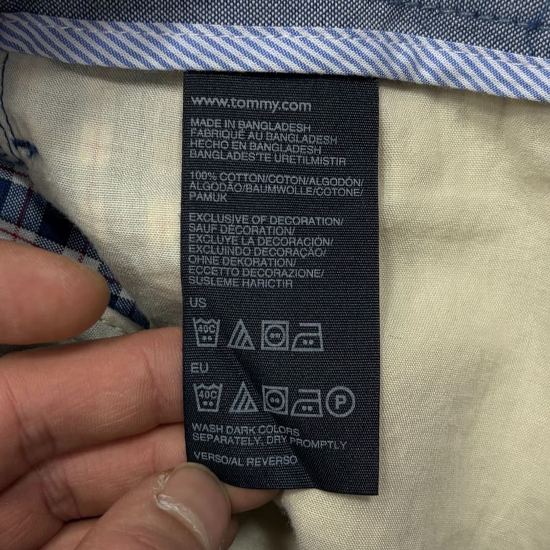 타미힐피거 체크 숏츠 v2995 상품이미지7