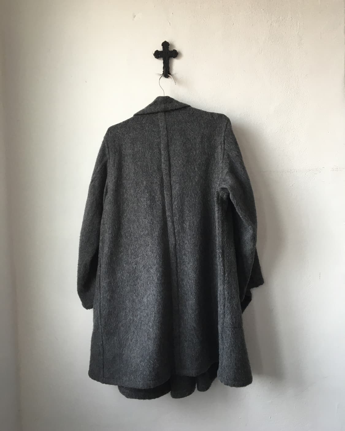 Woolen drape open coat 상품이미지4