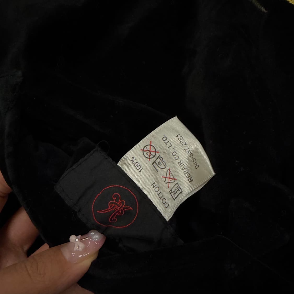 Jpn 일본 빈티지 리버시블 벨벳 용 자수 스카잔 자켓 상품이미지6