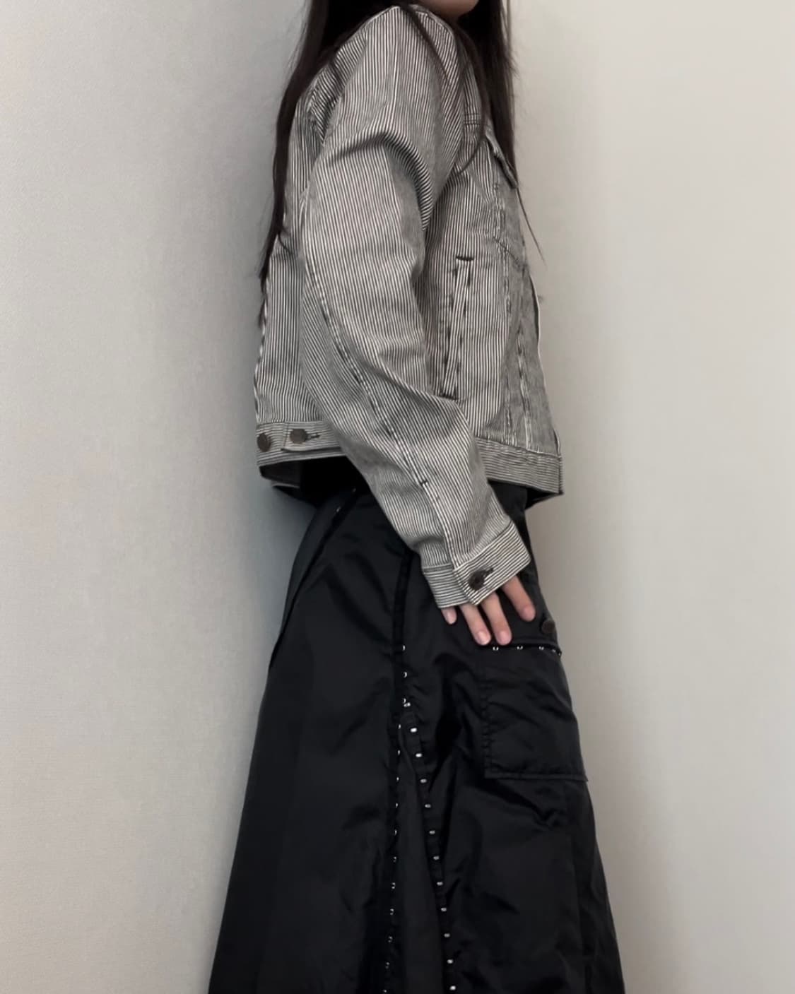 GAP stripe trucker jacket 상품이미지4