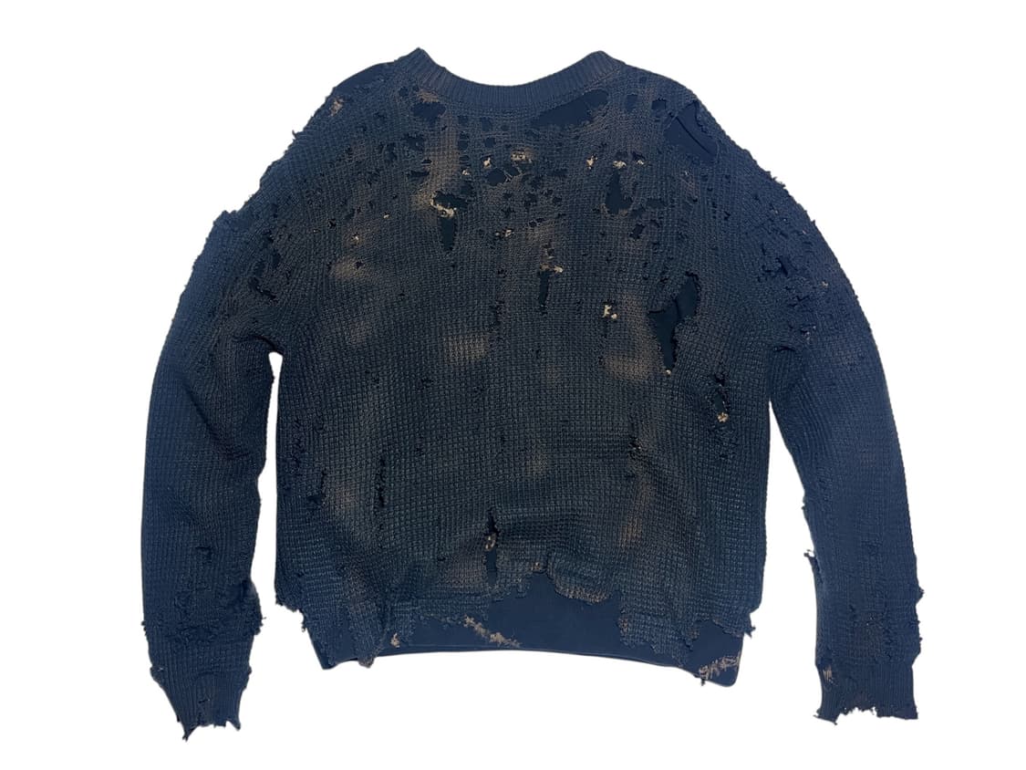 [OS] 빈티지 아카이브 불리 데미지드 레이어드 니트 크루넥 상품이미지2