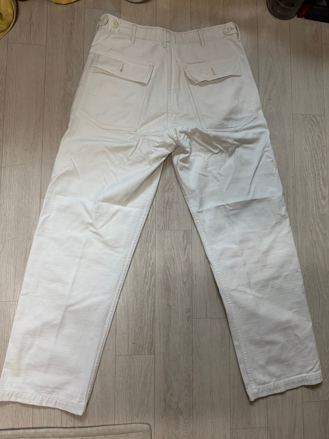 오어슬로우 에크루 퍼티그 팬츠 m사이즈  상품이미지4