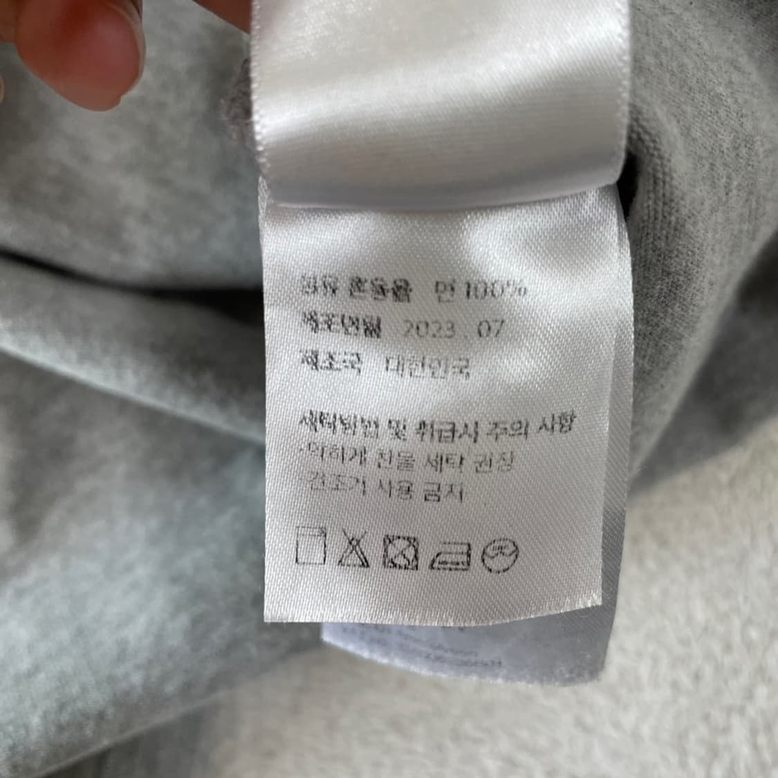 L 데우스 서울 반팔티 그레이 상품이미지7