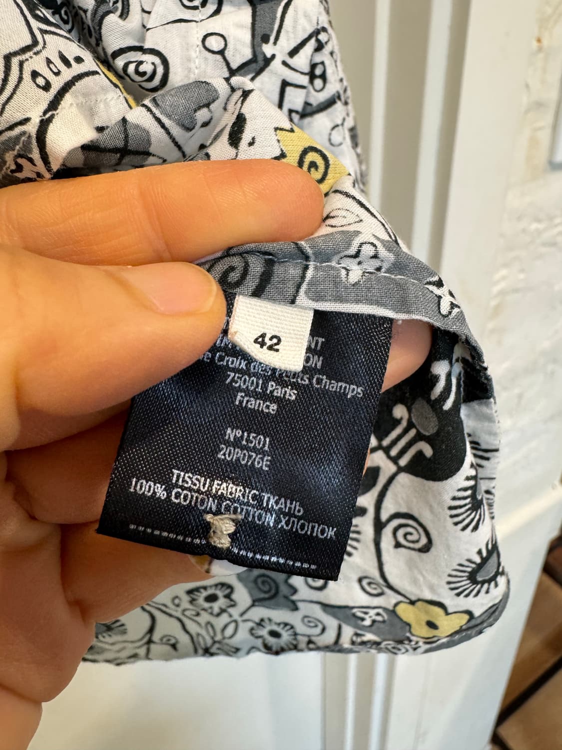 이자벨마랑 플로럴 블라우스 상품이미지6