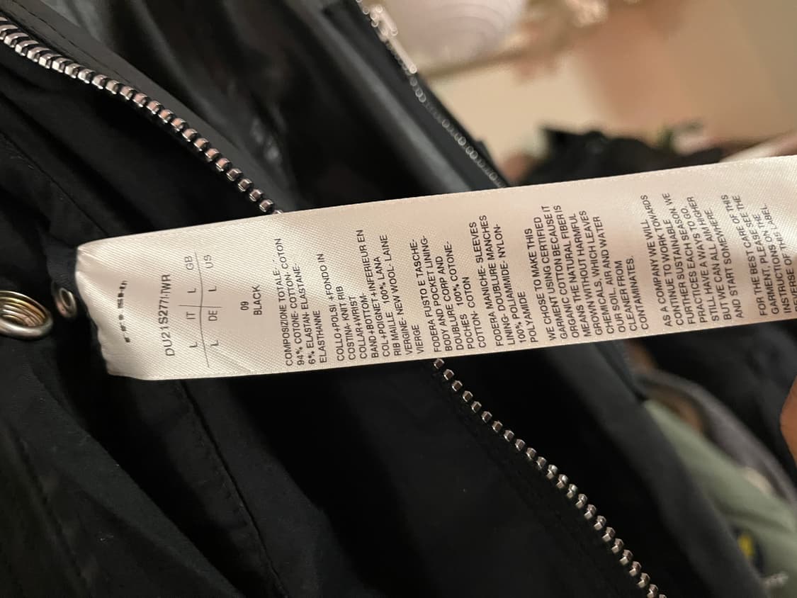 릭오웬스 다크쉐도우 봄버 L 상품이미지6