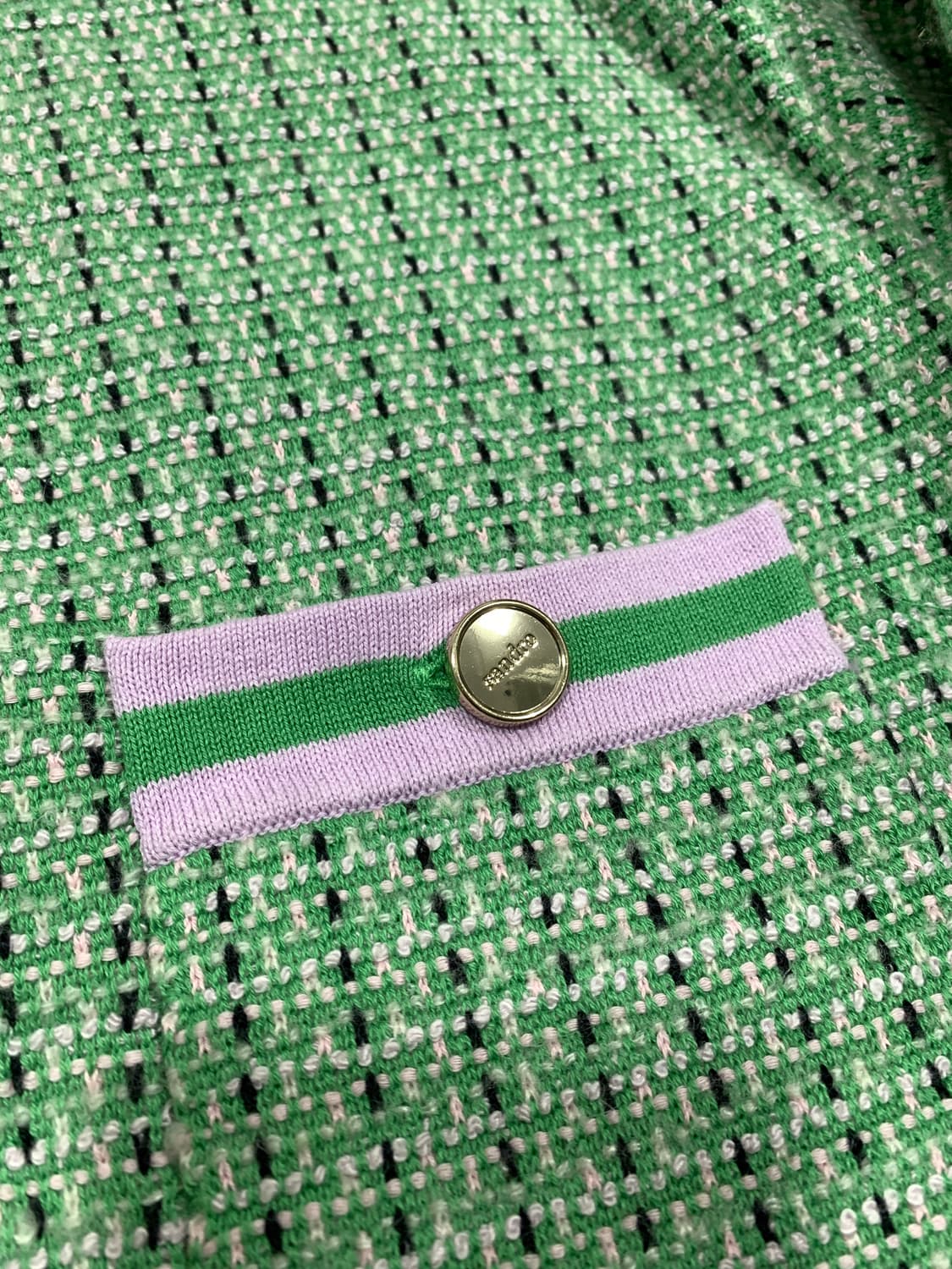 산드로 금장 버튼 가디건 1 상품이미지3