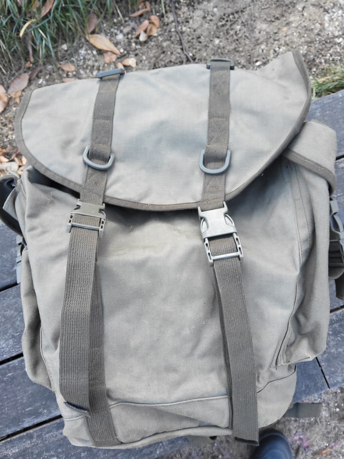 독일군야거럭색 보급정품 나이론 원단  상품이미지1