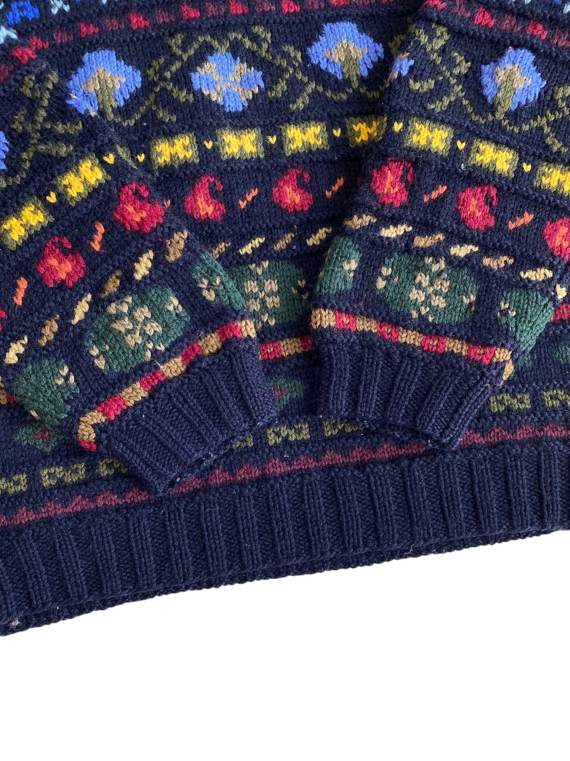 80's 엘엘빈 페어아일 롤넥 스웨터  상품이미지6