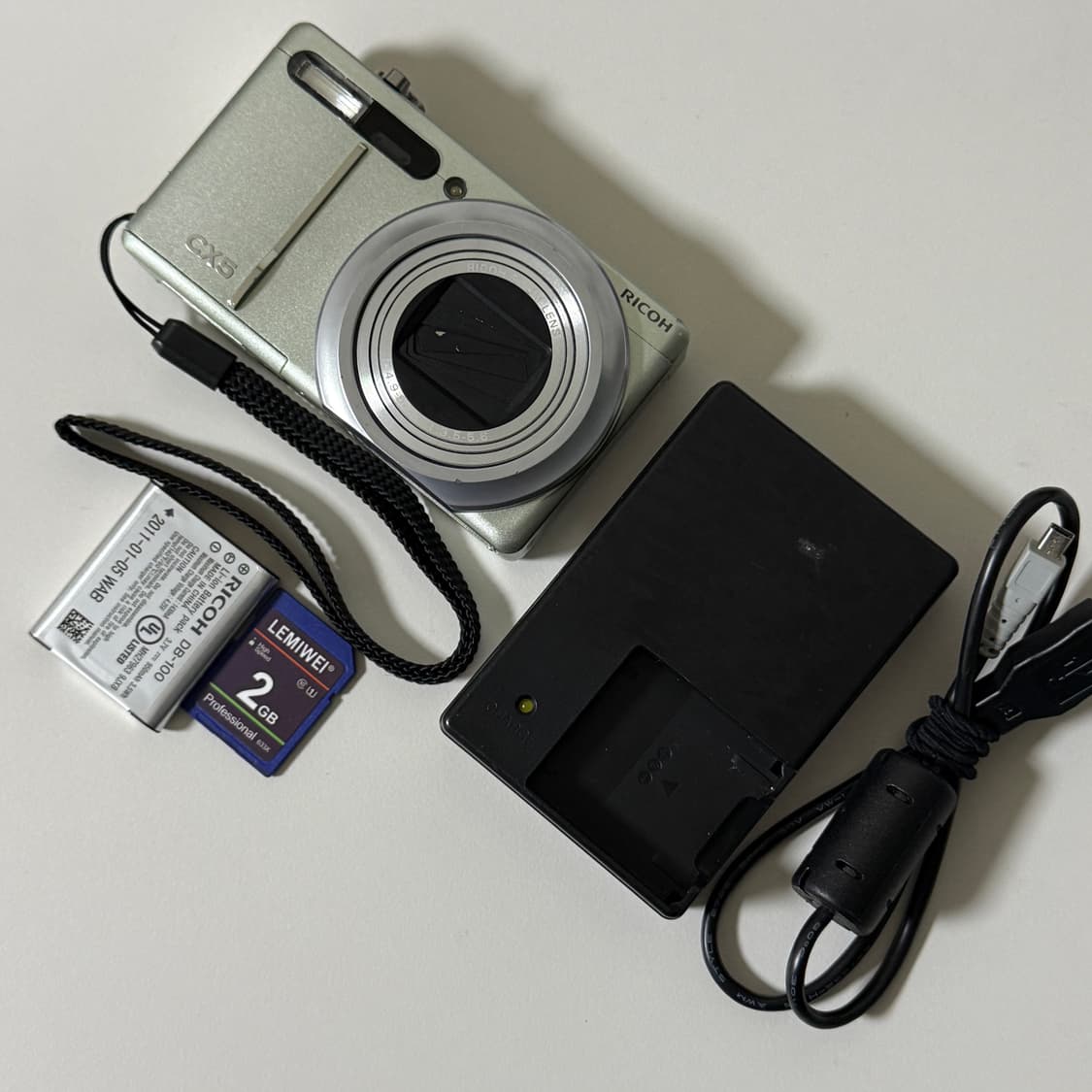 레어) 리코 CX5 빈티지 디카 디지털카메라 민트 그린실버 상품이미지1