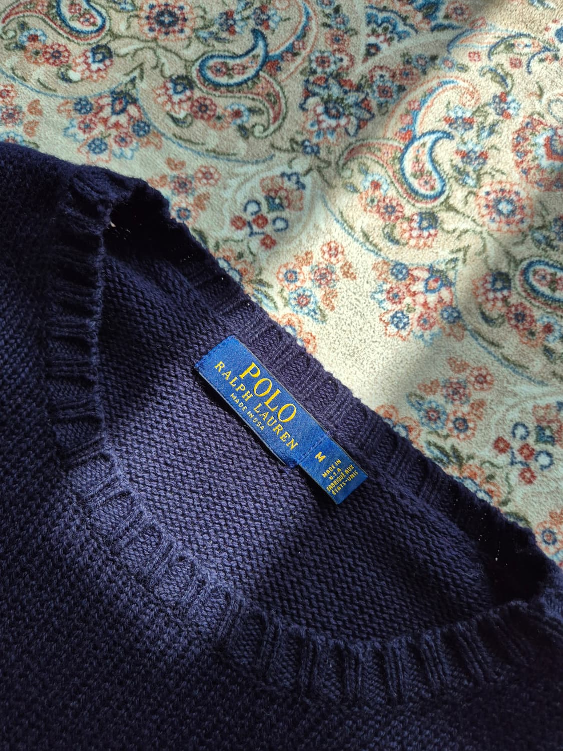 폴로 성조기 코튼 니트 상품이미지3