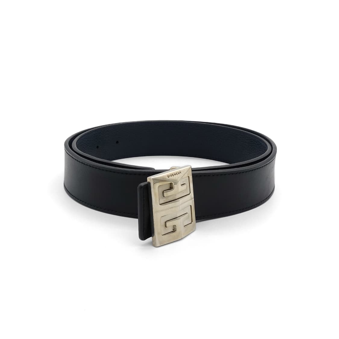 [105] GIVENCHY 지방시 4G 리버시블 버클 블랙 레더 벨트 상품이미지3