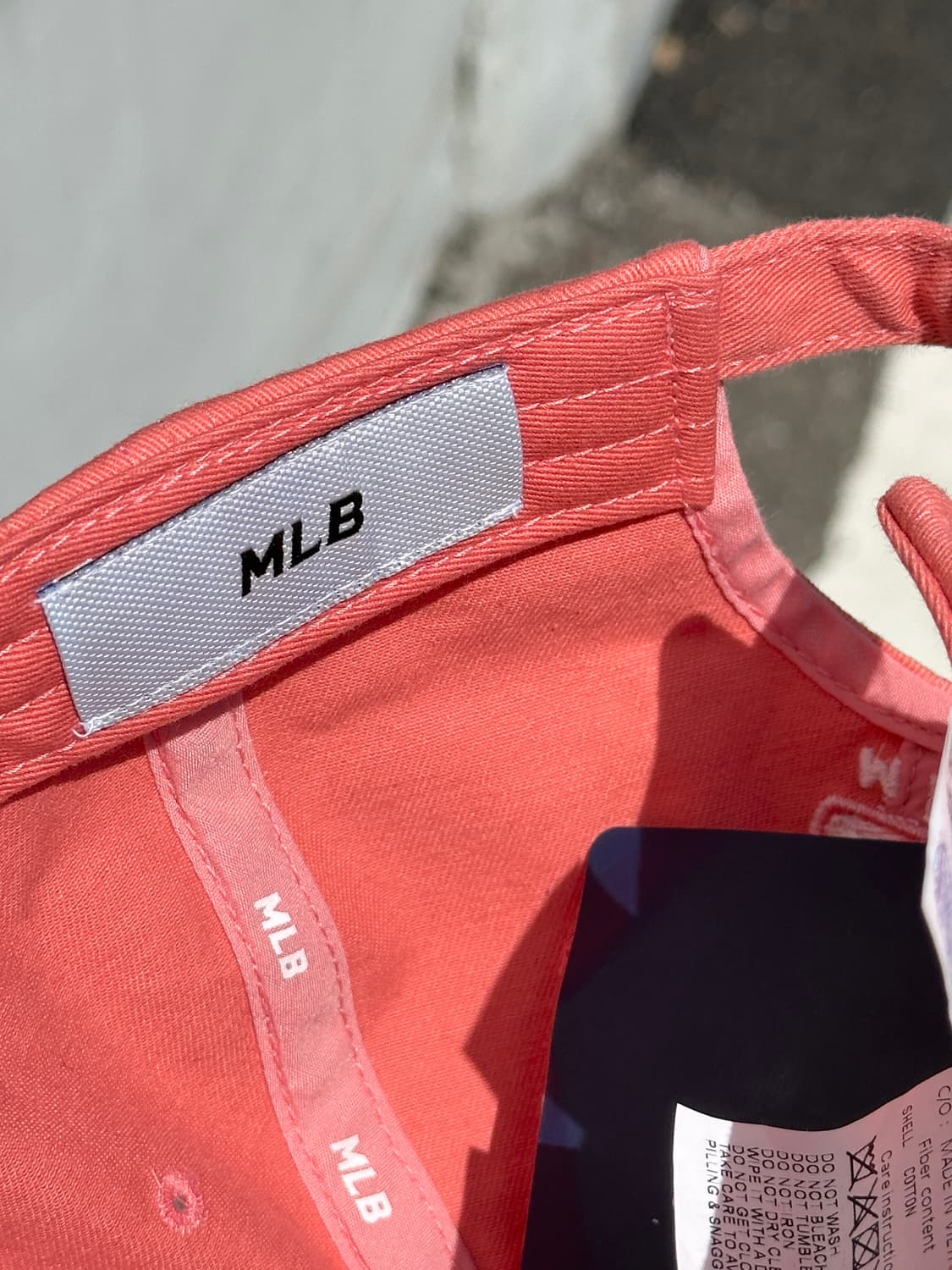 (새상품) MLB 엠엘비 뉴욕양키스 코랄 볼캡 모자 상품이미지6