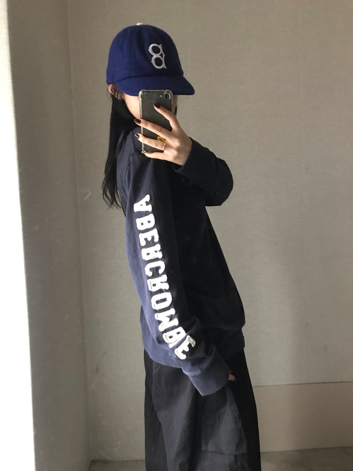 아베크롬비 네이비 롱슬리브 상품이미지1