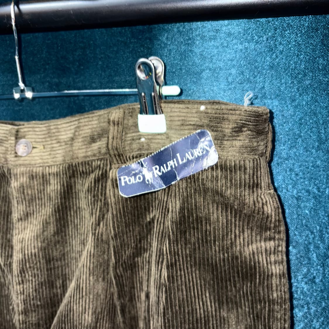 (34) 90s 폴로 랄프로렌 데드스탁 코듀로이 브라운 팬츠 상품이미지4