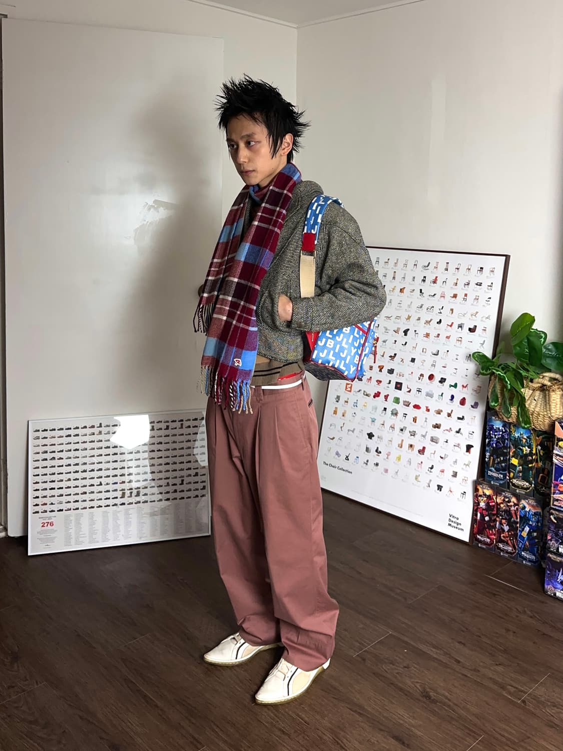 Ascot Tokyo Style 자카드 크롭 오버 봄버 상품이미지2