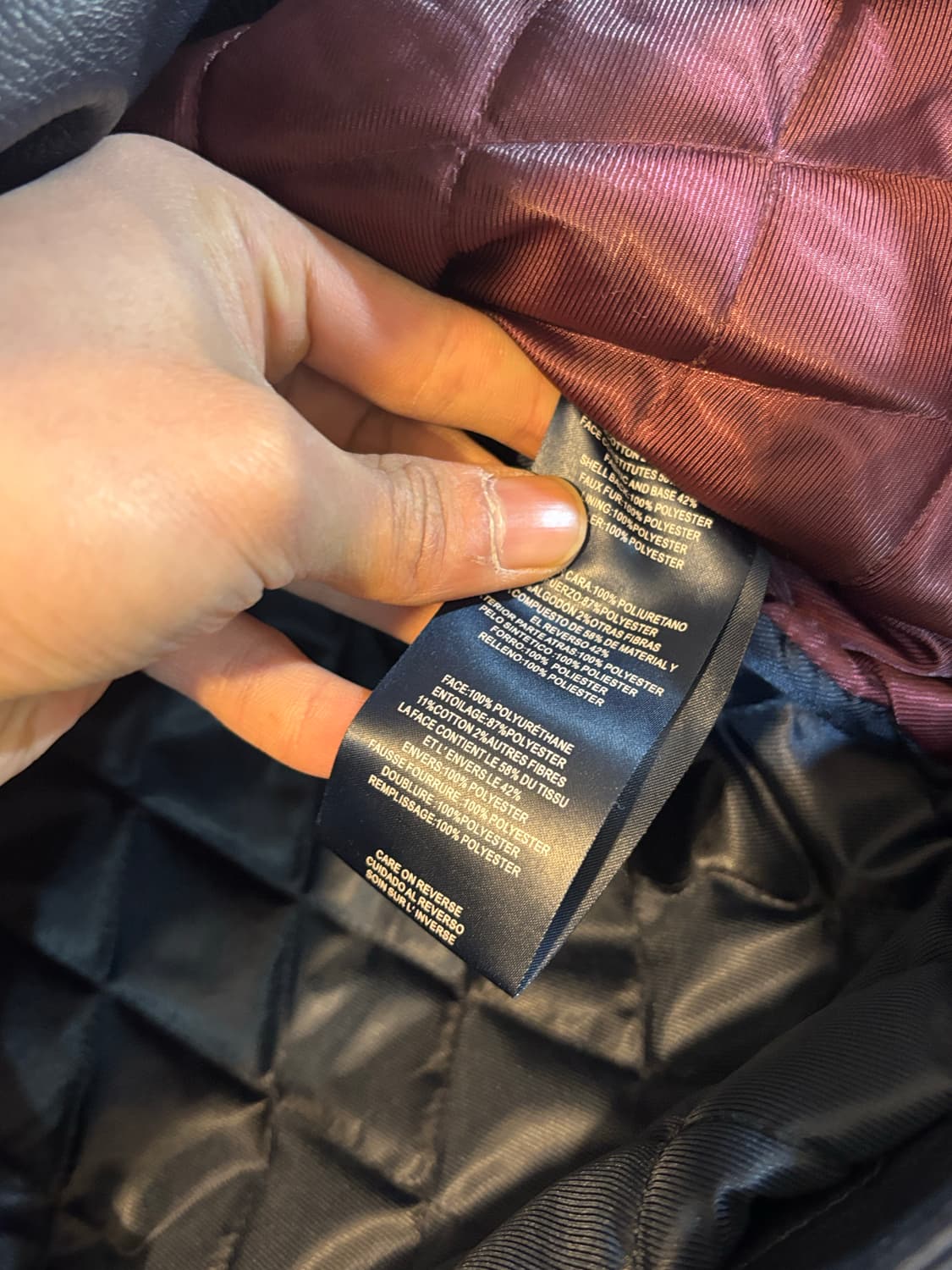 타미힐피거 무스탕 가죽 자켓 105 이상추천 상품이미지5