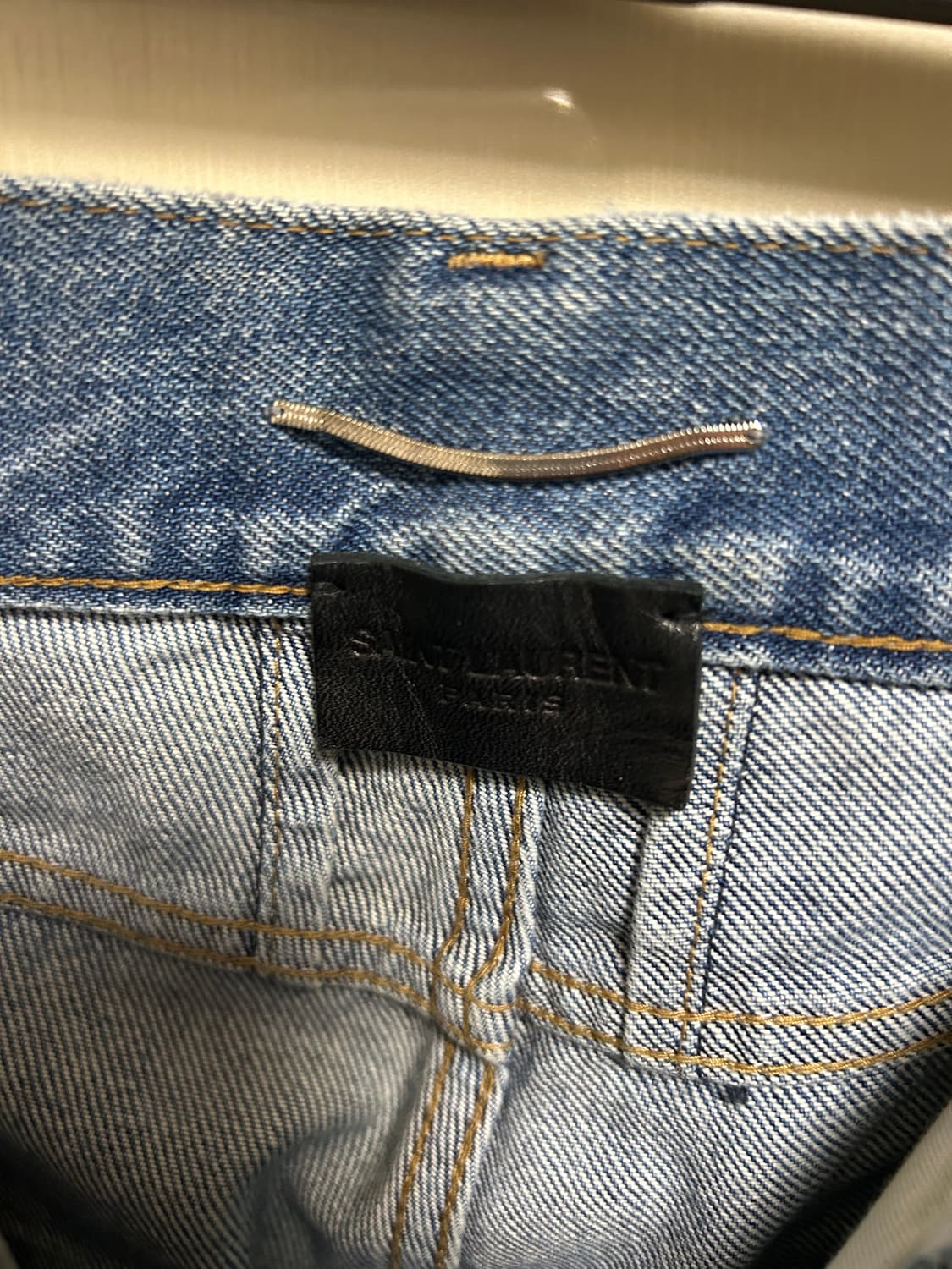 생로랑 연청 밑단 디스 진 상품이미지3