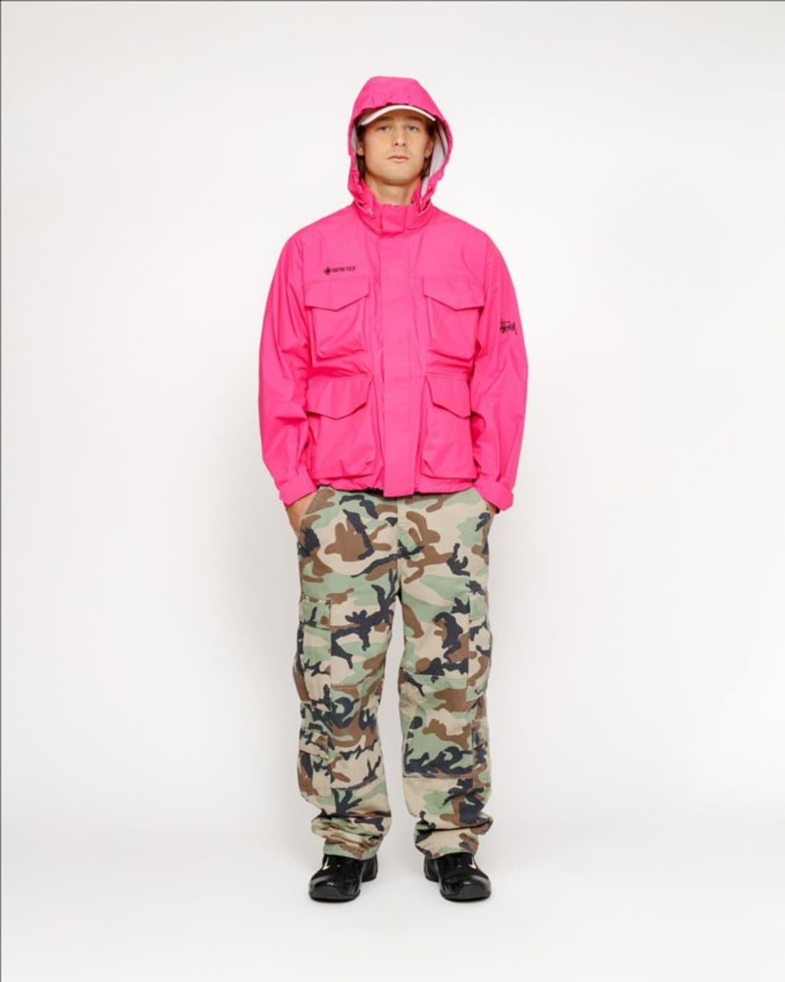 (구매) 스투시 고어텍스 goretex m65 자켓 마젠타 상품이미지1