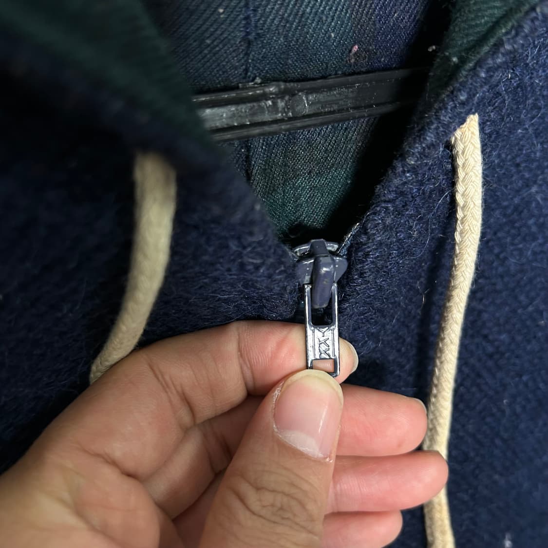  (L) Troy Bros 트로이브더라스 네이비 울 집업  상품이미지6