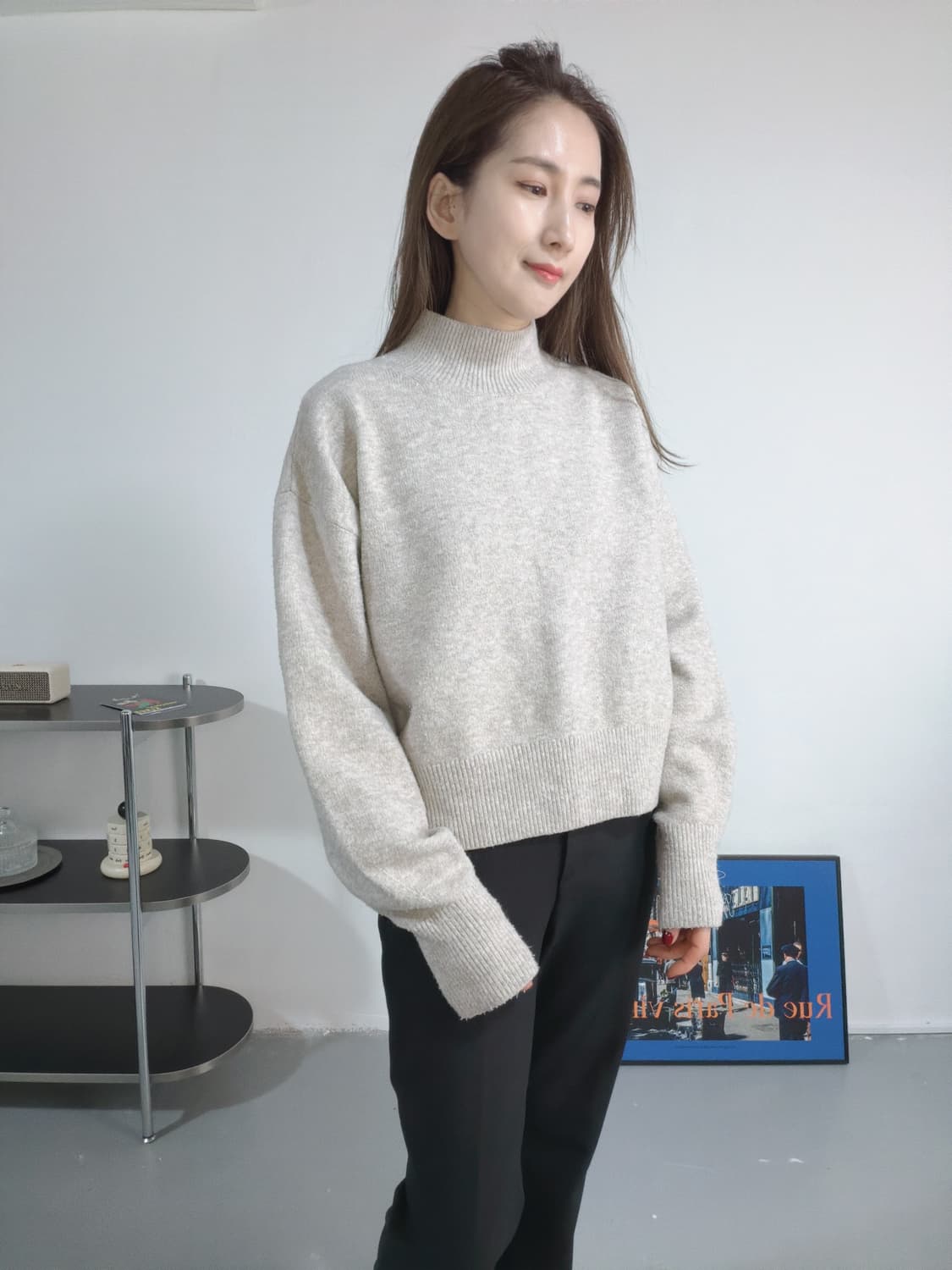 [S] 앤아더스토리즈 모크넥 니트 상품이미지1